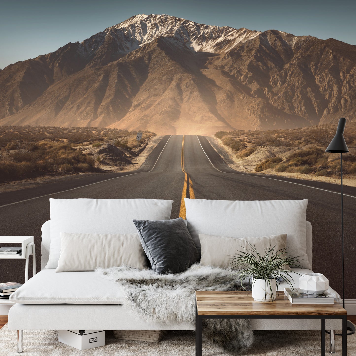 Photomural Landscape Mountains Path 