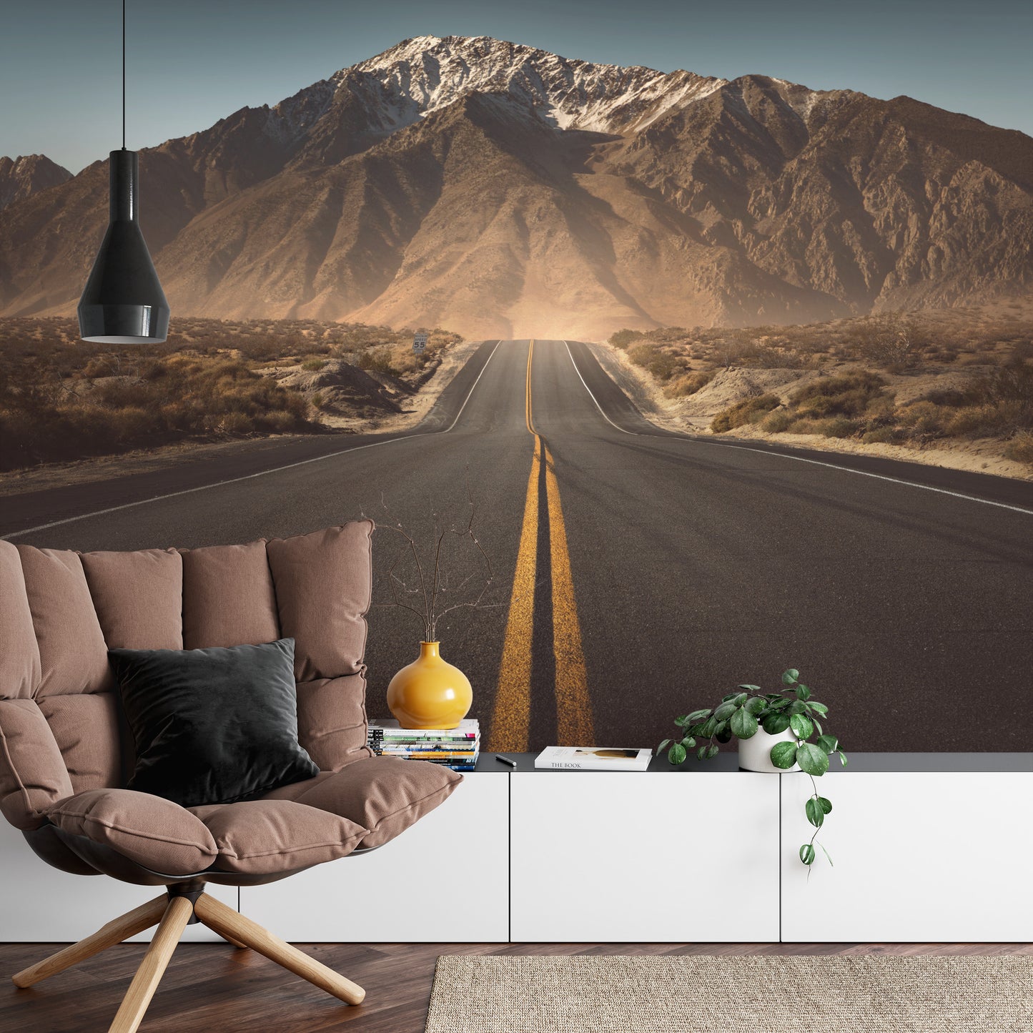 Photomural Landscape Mountains Path 