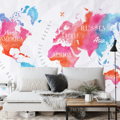 Photomural World Map 