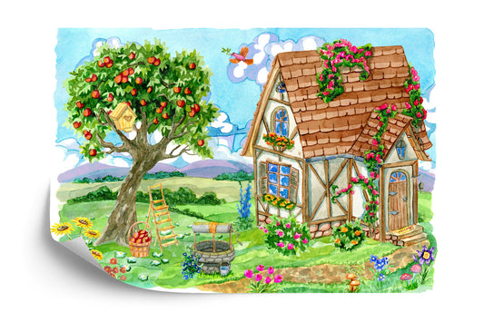 Photomural For Children - Rural House
