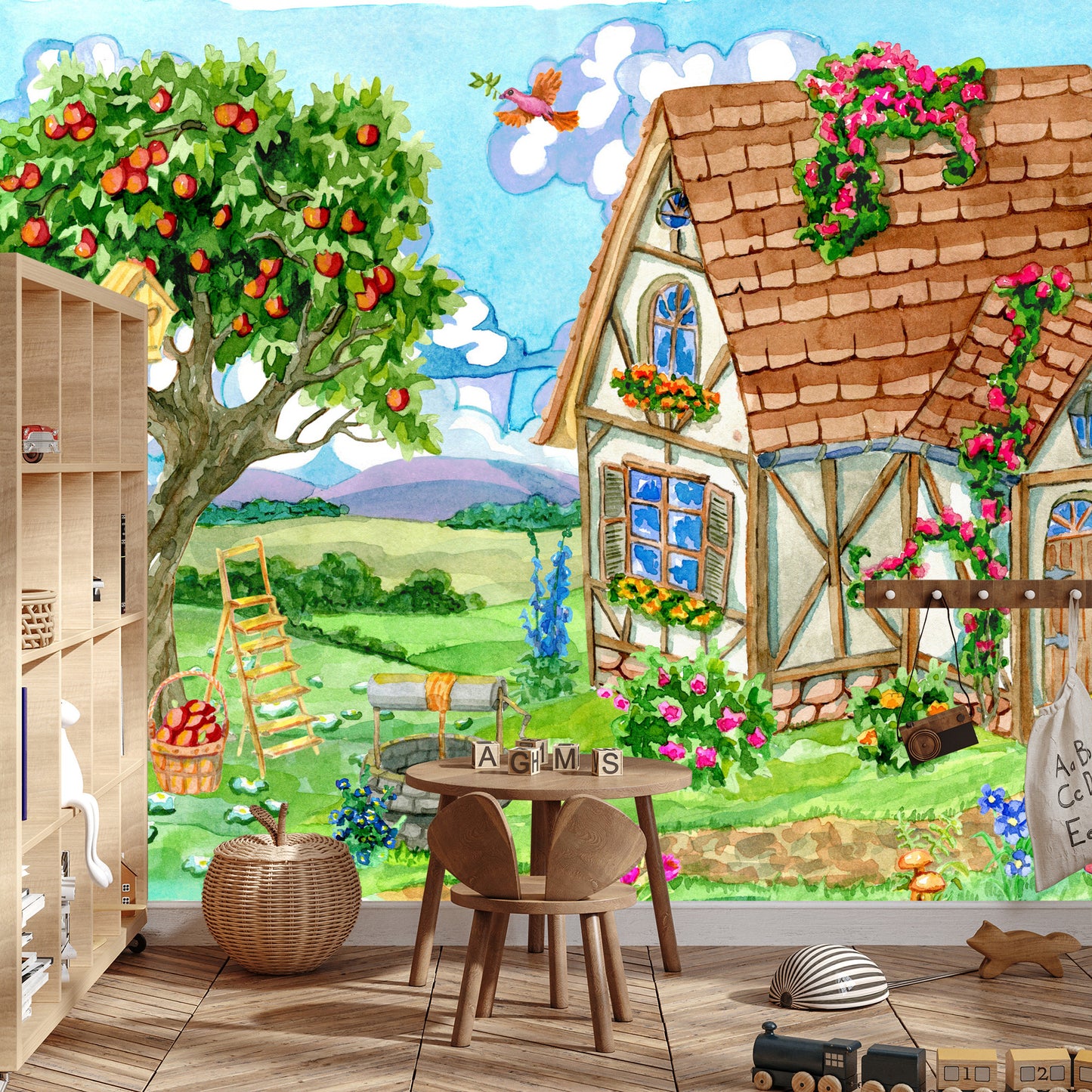 Photomural For Children - Rural House