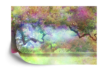 Photomural Magic Colorful Forest