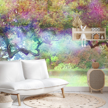 Photomural Magic Colorful Forest