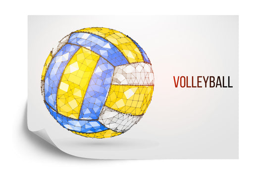 Photomural Volleyball In A Modern Edition