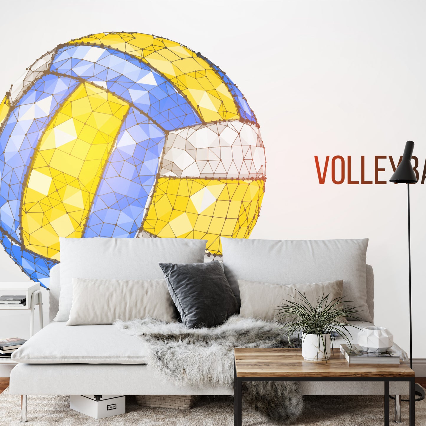 Photomural Volleyball In A Modern Edition