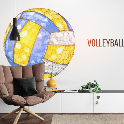 Photomural Volleyball In A Modern Edition