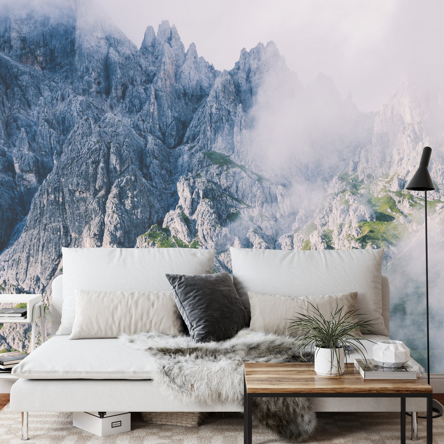 Photomural Mountain Peaks