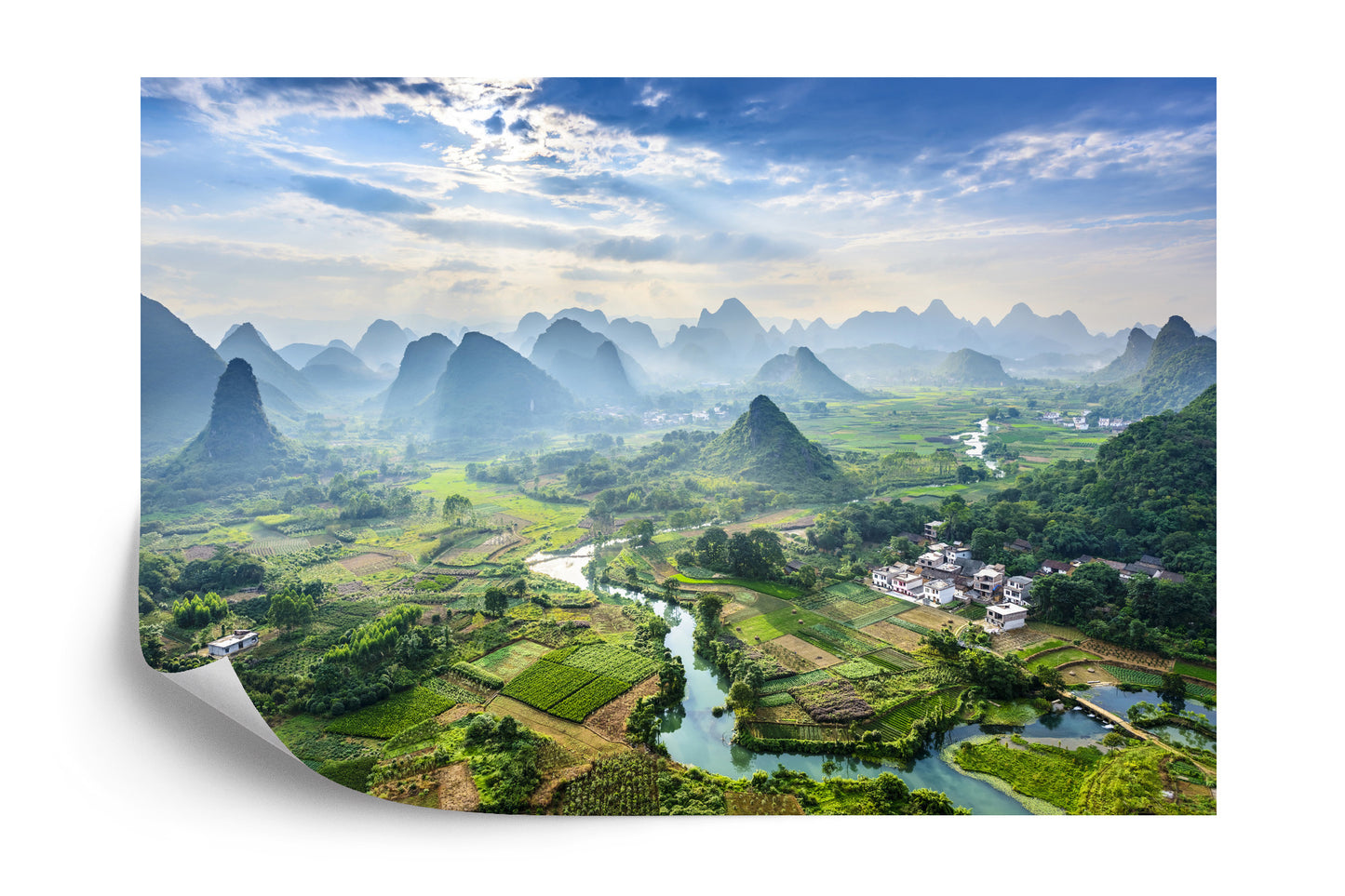 Photomural Mountain Landscape