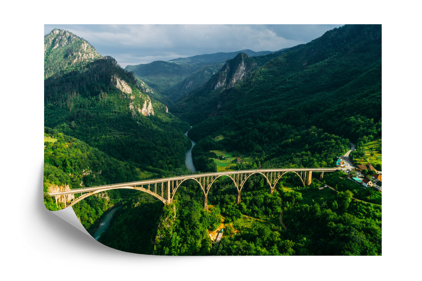 Photomural Bridge 3D