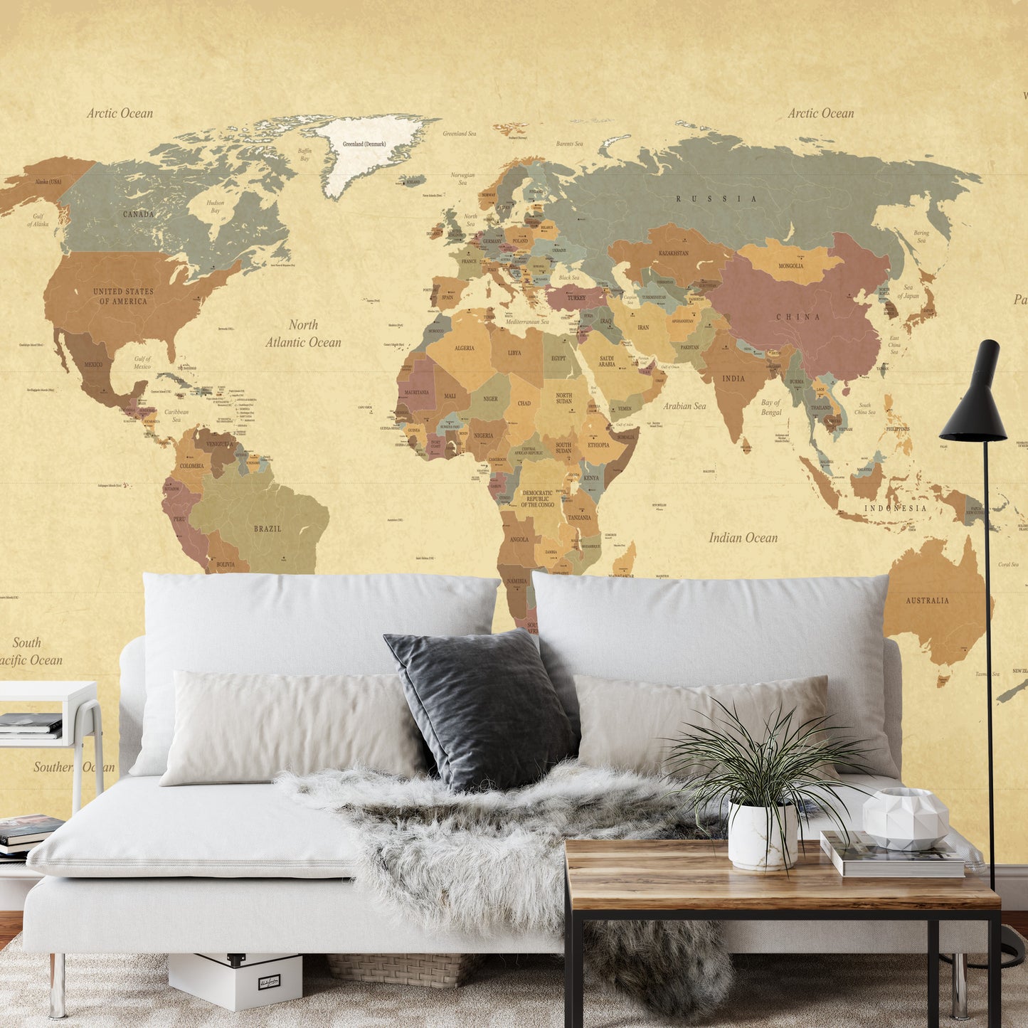 Photomural World Map