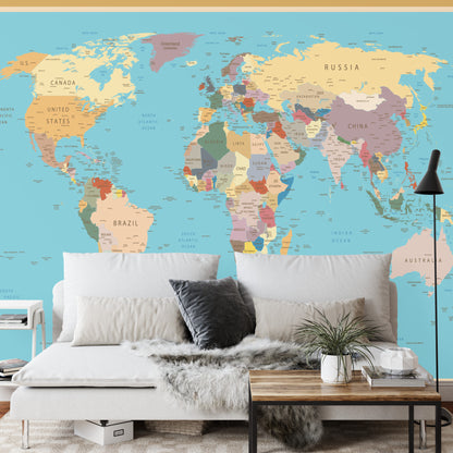 Photomural World Map