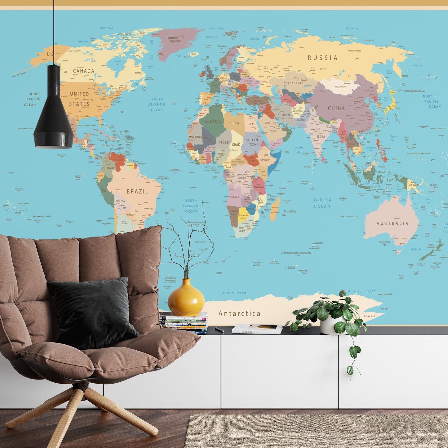 Photomural World Map
