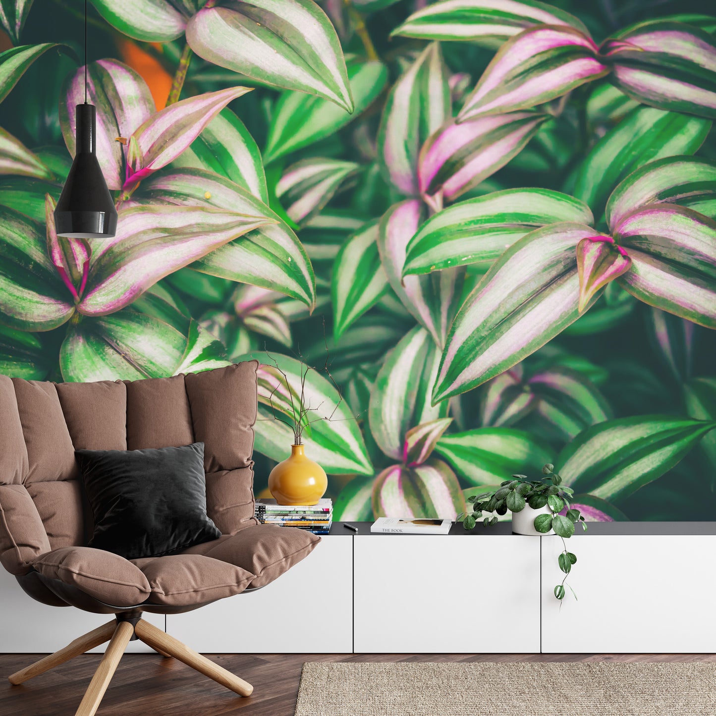 Photomural Tropical Leaves