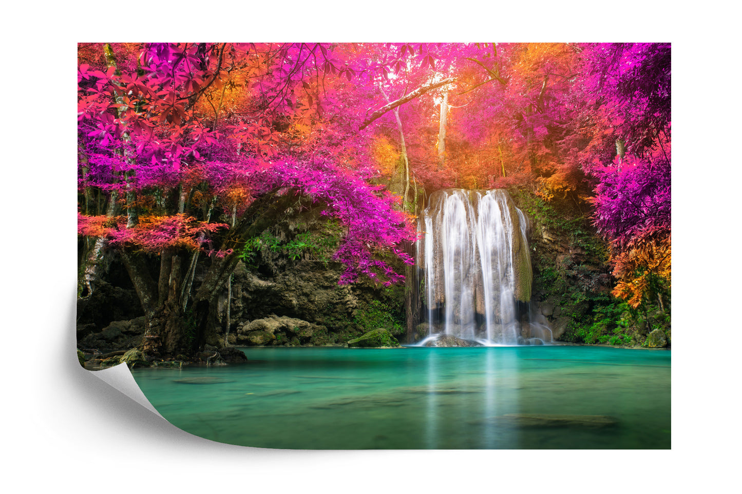 Photomural Erawan Waterfall