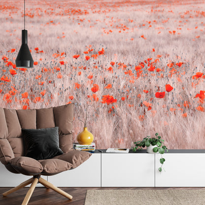 Photomural Poppy Field