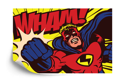 Photomural Comic Superhero