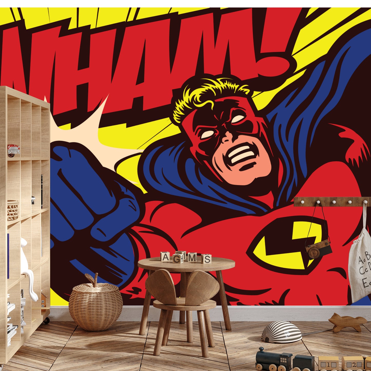 Photomural Comic Superhero