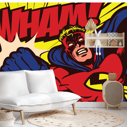 Photomural Comic Superhero