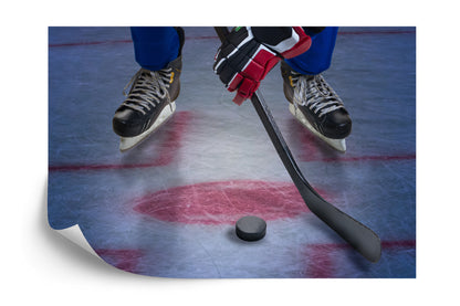 Photomural Ice Hockey Player