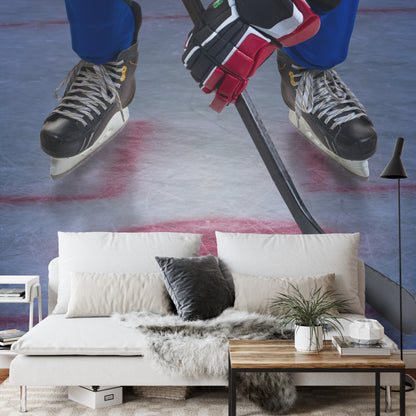 Photomural Ice Hockey Player