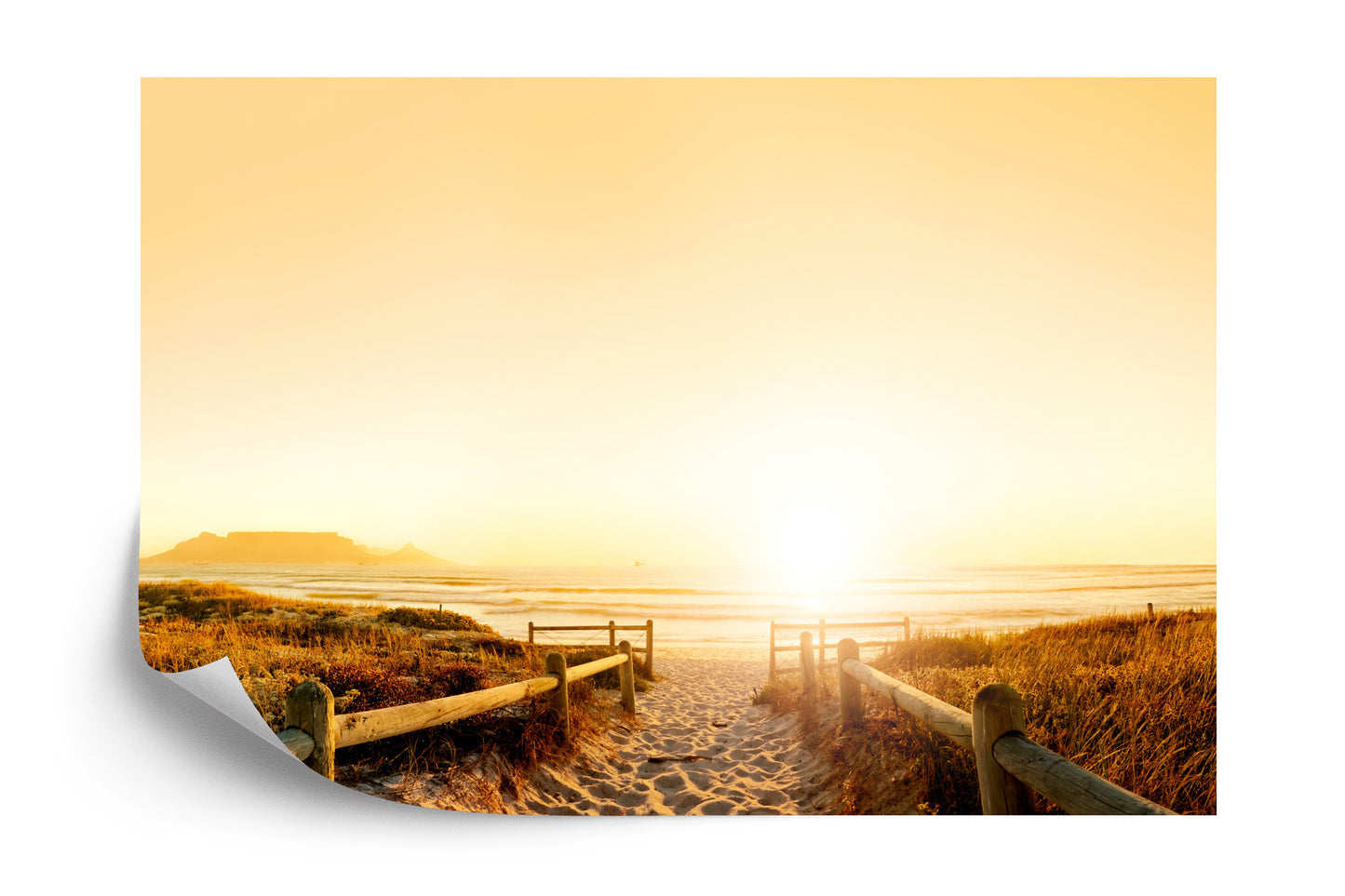Photomural Beach Sunset