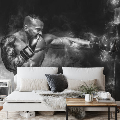 Photomural Training Boxer