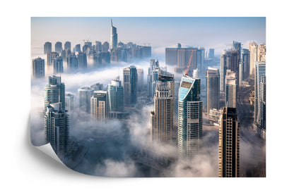 Photomural Dubai In Clouds