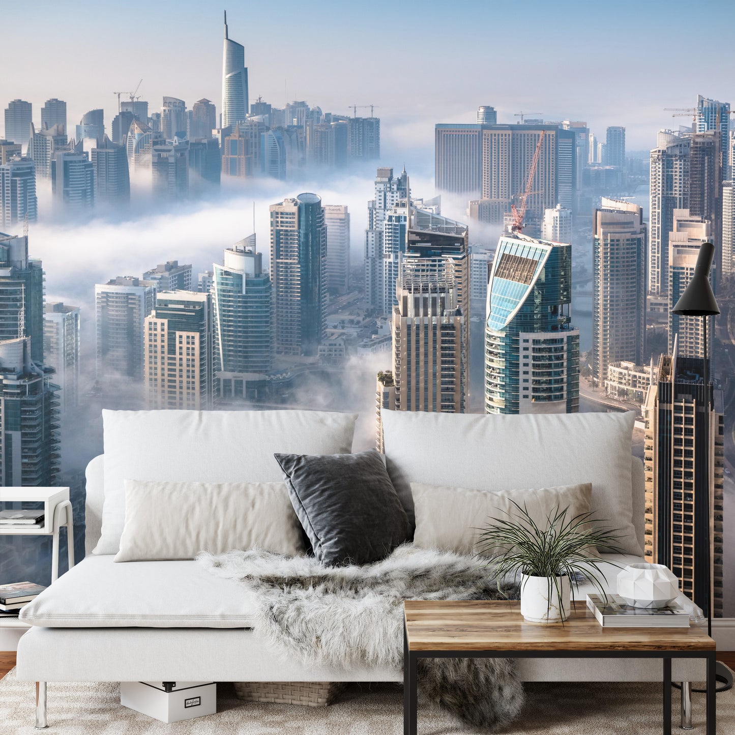 Photomural Dubai In Clouds
