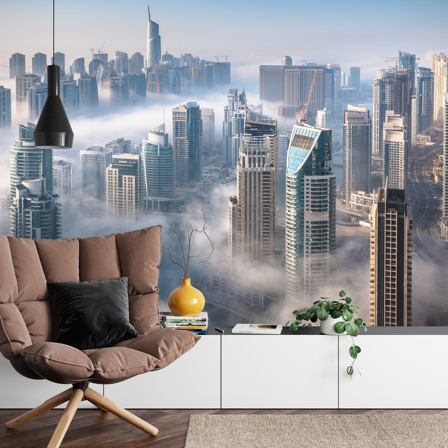 Photomural Dubai In Clouds