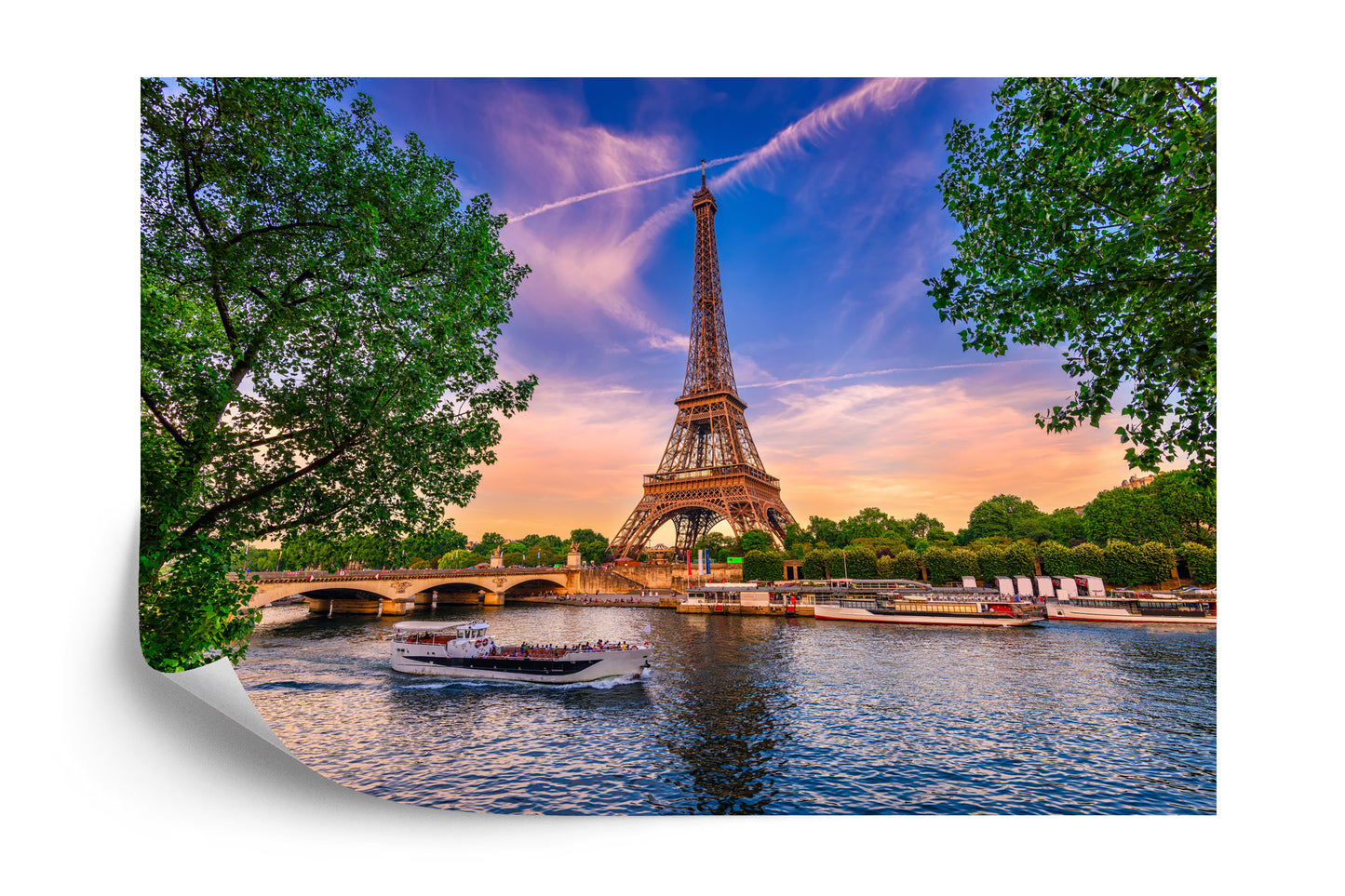 Photomural Paris Eiffel Tower 