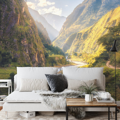 Photomural Forest Mountains
