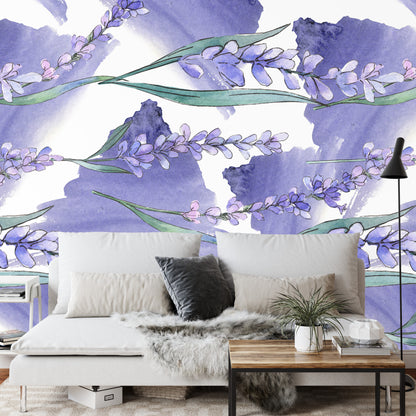 Photomural Landscape Field Lavender