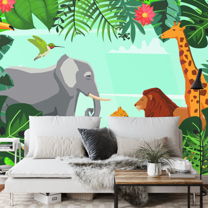 Photomural In The Jungle Iq-1313