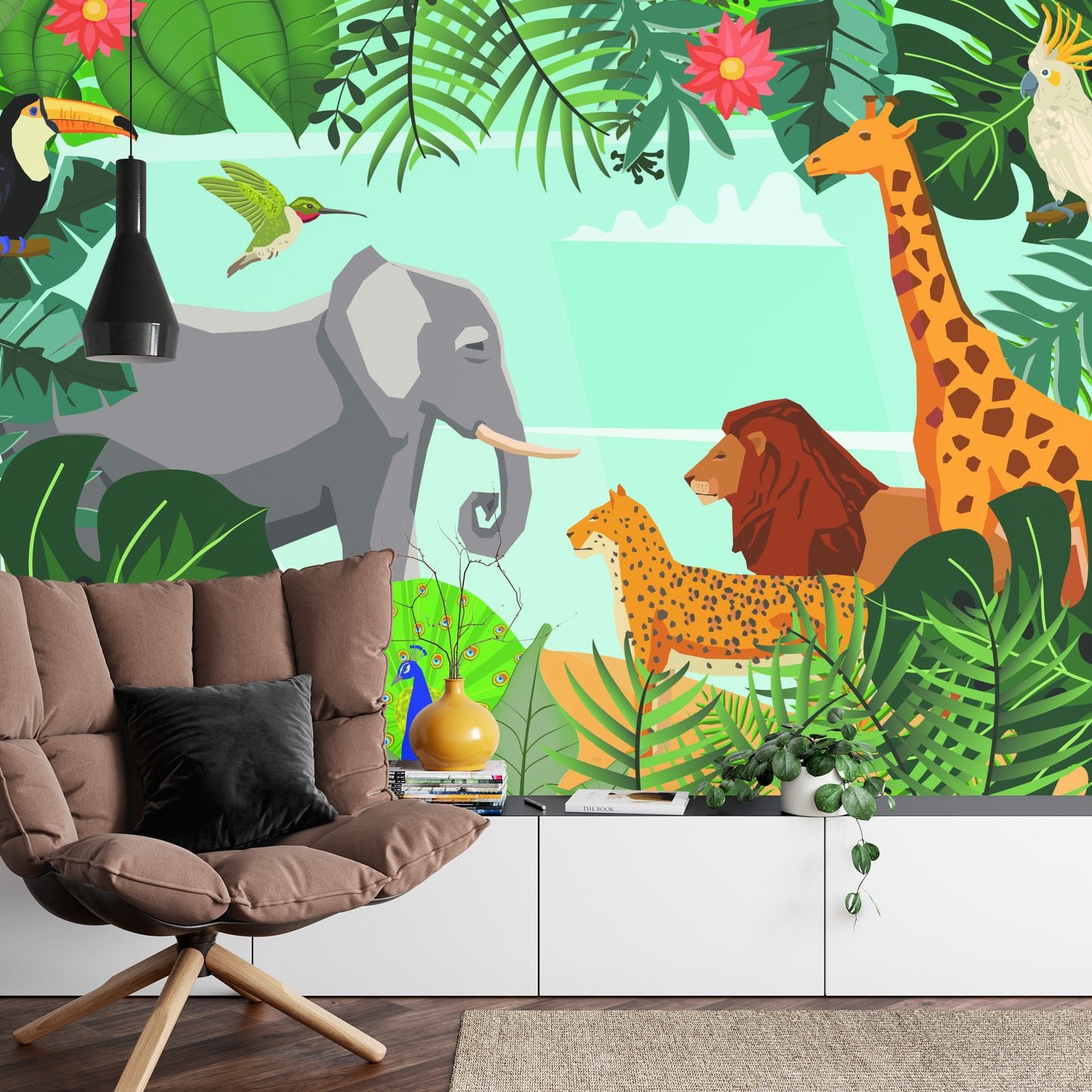 Photomural In The Jungle Iq-1313