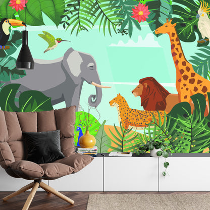 Photomural In The Jungle Iq-1313