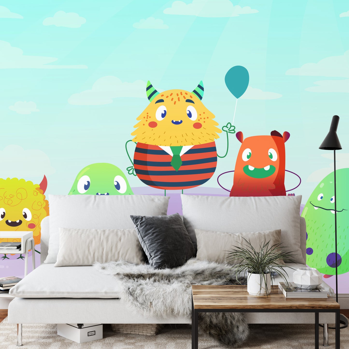 Photomural Monster Mayhem Iii Iq-1332