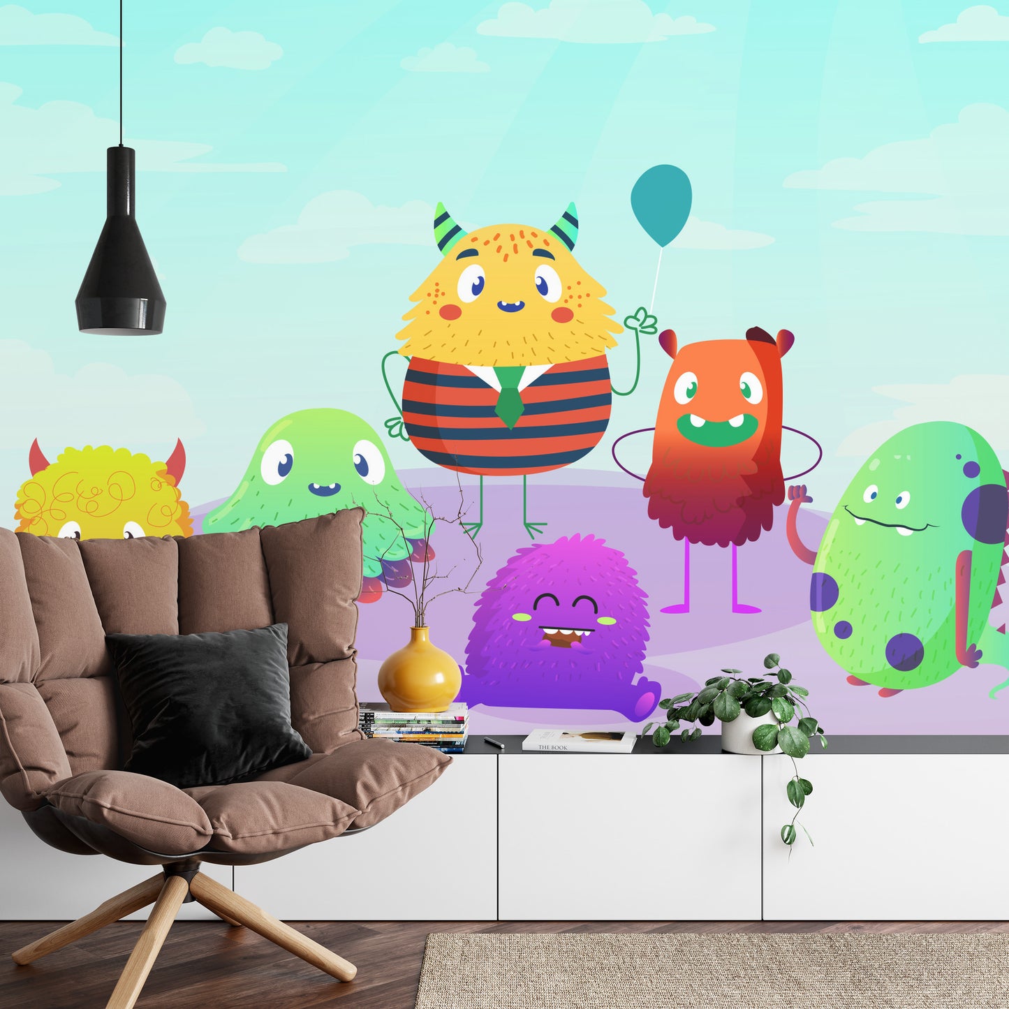 Photomural Monster Mayhem Iii Iq-1332