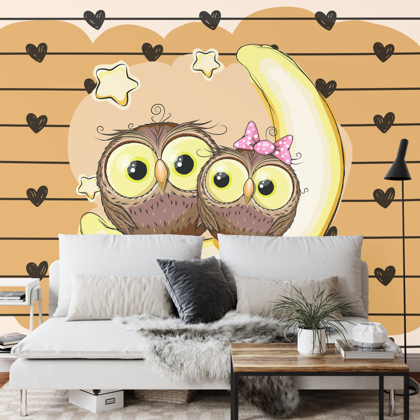Photomural The Cuddlies: Oliver &amp; Olivia Iq-1347