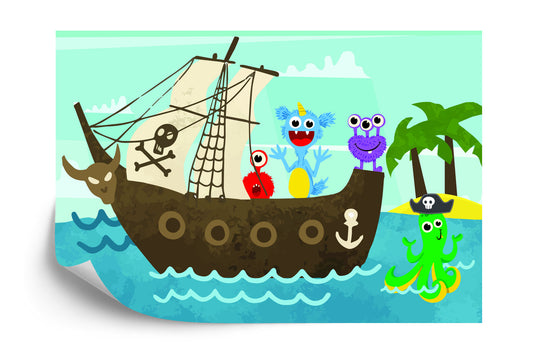 Photomural Monster Mayhem Pirates Iq-1350