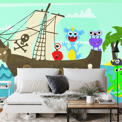 Photomural Monster Mayhem Pirates Iq-1350