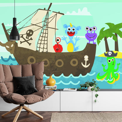 Photomural Monster Mayhem Pirates Iq-1350