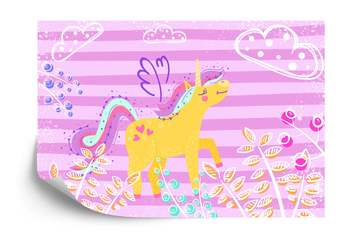 Photomural Ula La Unicornio Iq-1361