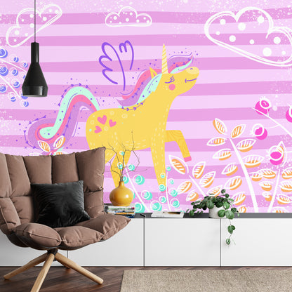 Photomural Ula La Unicornio Iq-1361