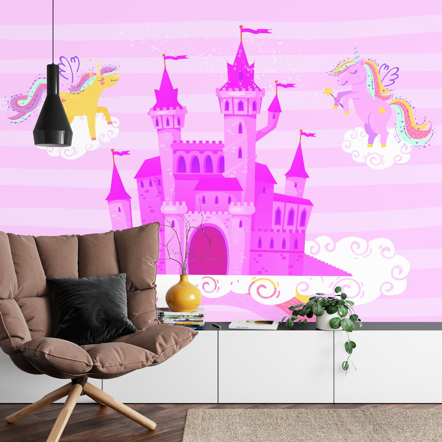 Photomural Ula &amp; Lola's Unicorn Palace Iq-1366