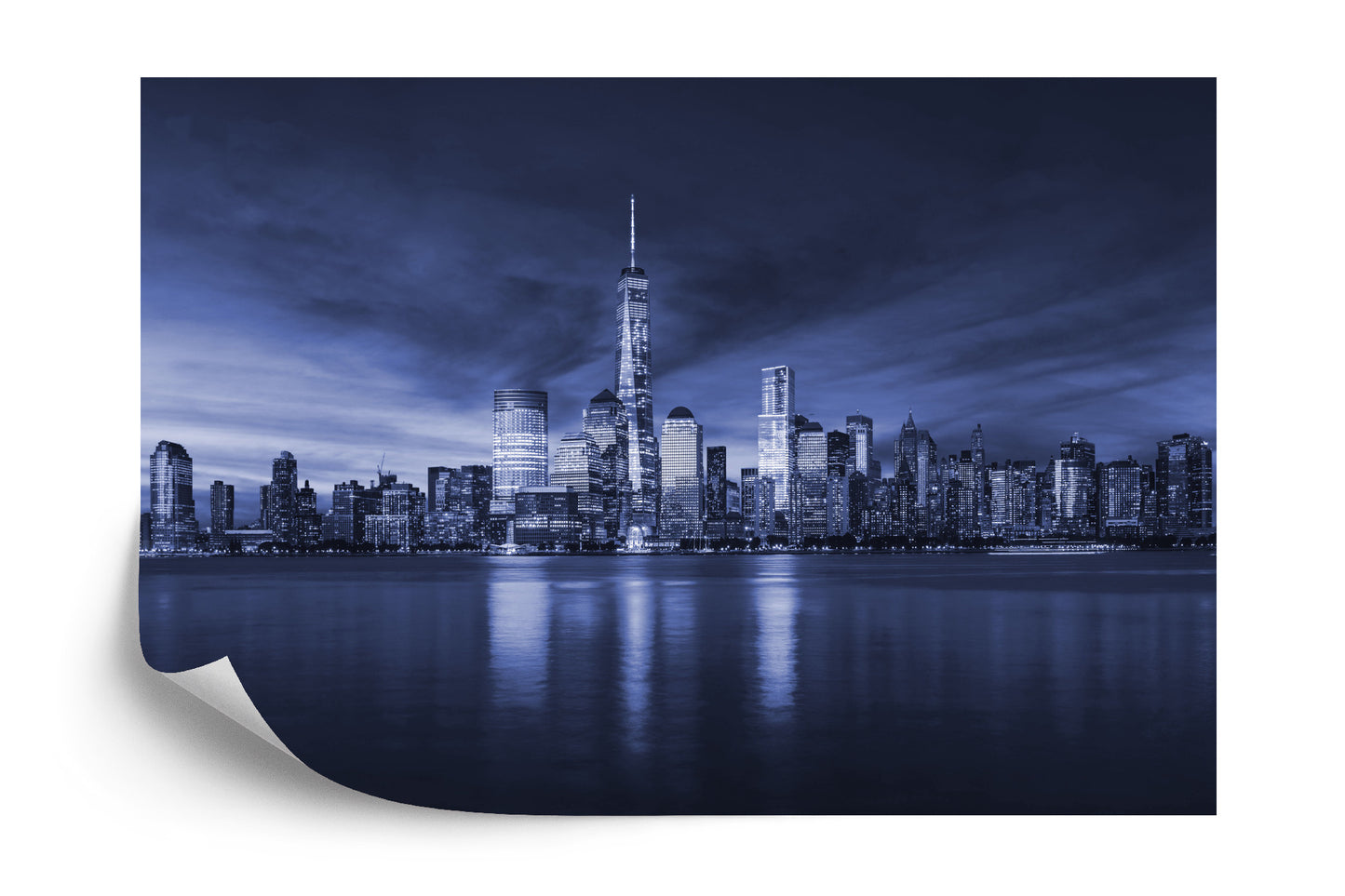 Photomural New York City Sunrise In Blue Iq-1200-E
