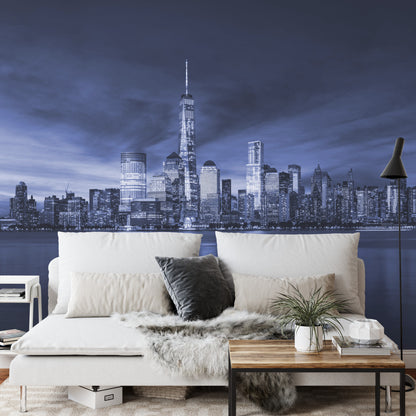 Photomural New York City Sunrise In Blue Iq-1200-E