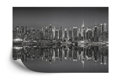 Photomural New York Reflections In Black &amp; White Iq-1201-B