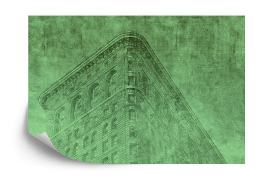Photomural New York City Grunge Ii Green Iq-1206-E