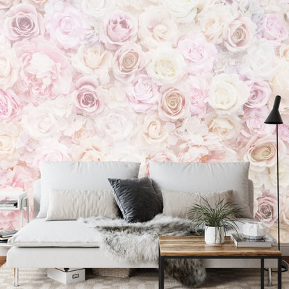Photomural Floral Faded Vintage Iq-1221-A