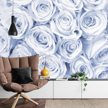 Photomural Rose Bouquet Blue Iq-1225-E